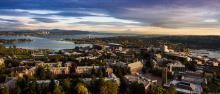 Aerial photo of the UW's Seattle campus
