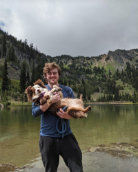 Hiking with the puppy